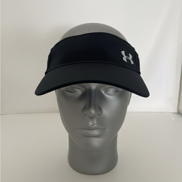 Under Armour Women’s Black Athletic Visor OSFA Adjustable Running Golf Cap - Picture 1 of 5
